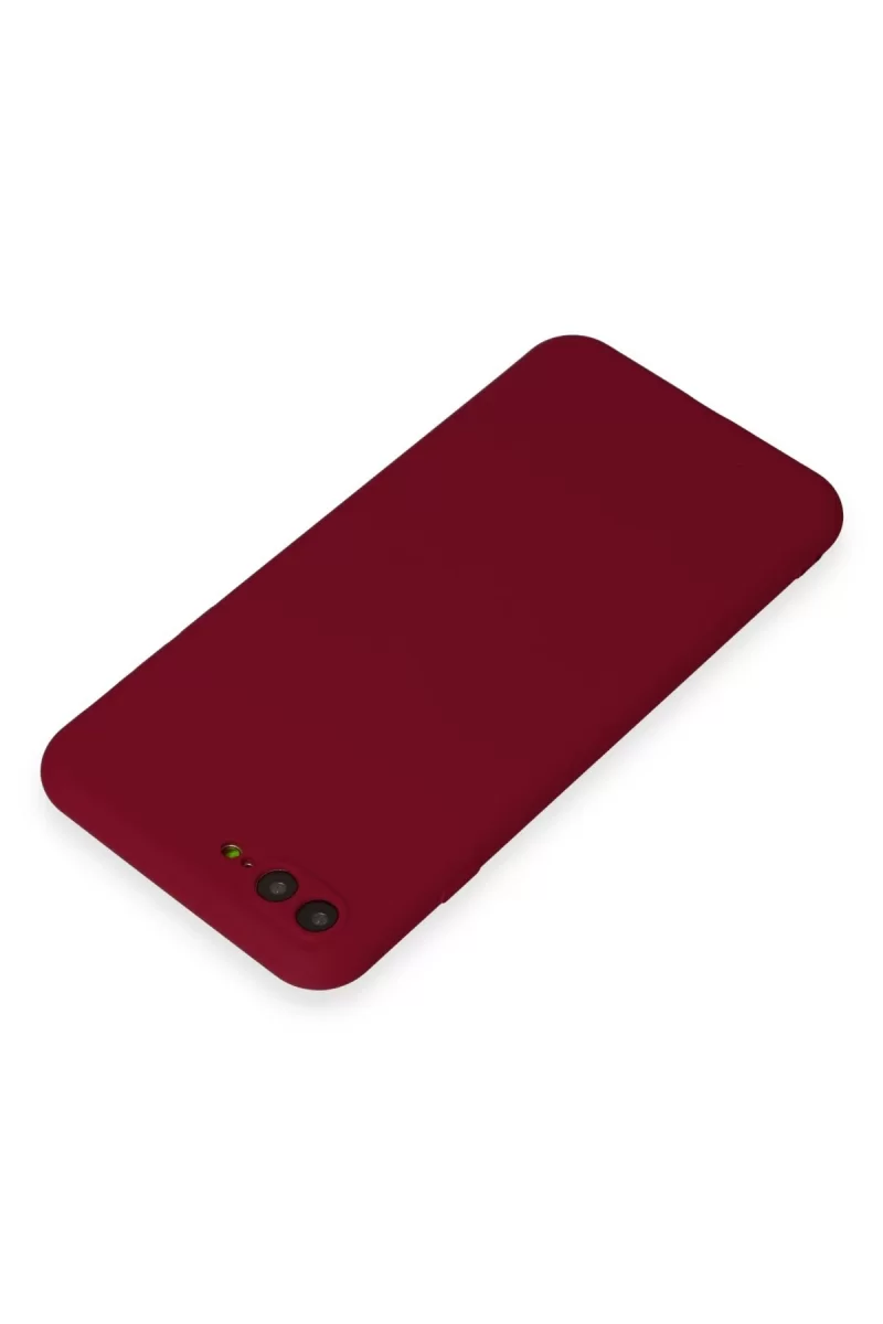 Newface Apple iPhone 7 Plus Kılıf First Silikon - Bordo