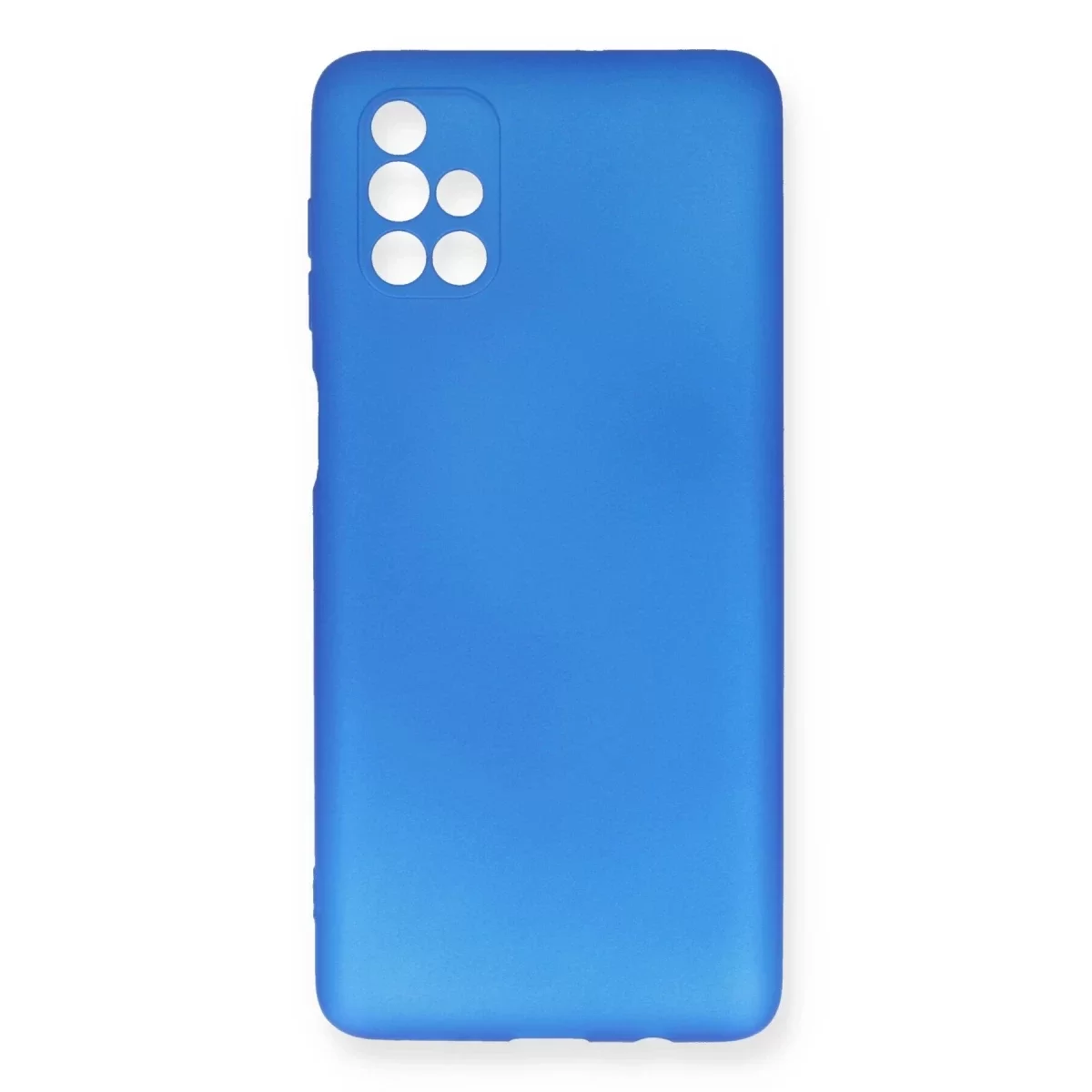 Newface Samsung Galaxy M51 Kılıf First Silikon - Mavi
