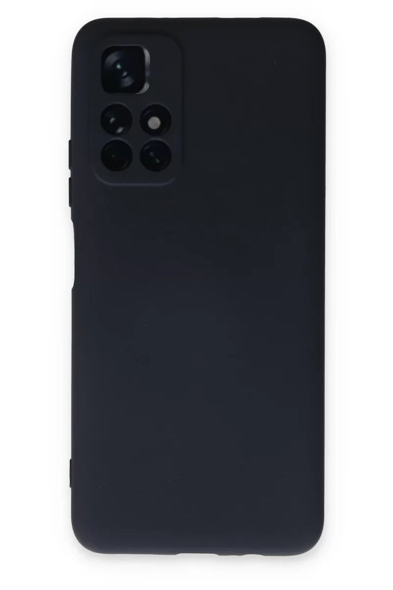 Newface Xiaomi Redmi Note 11T Kılıf Nano içi Kadife Silikon - Lacivert