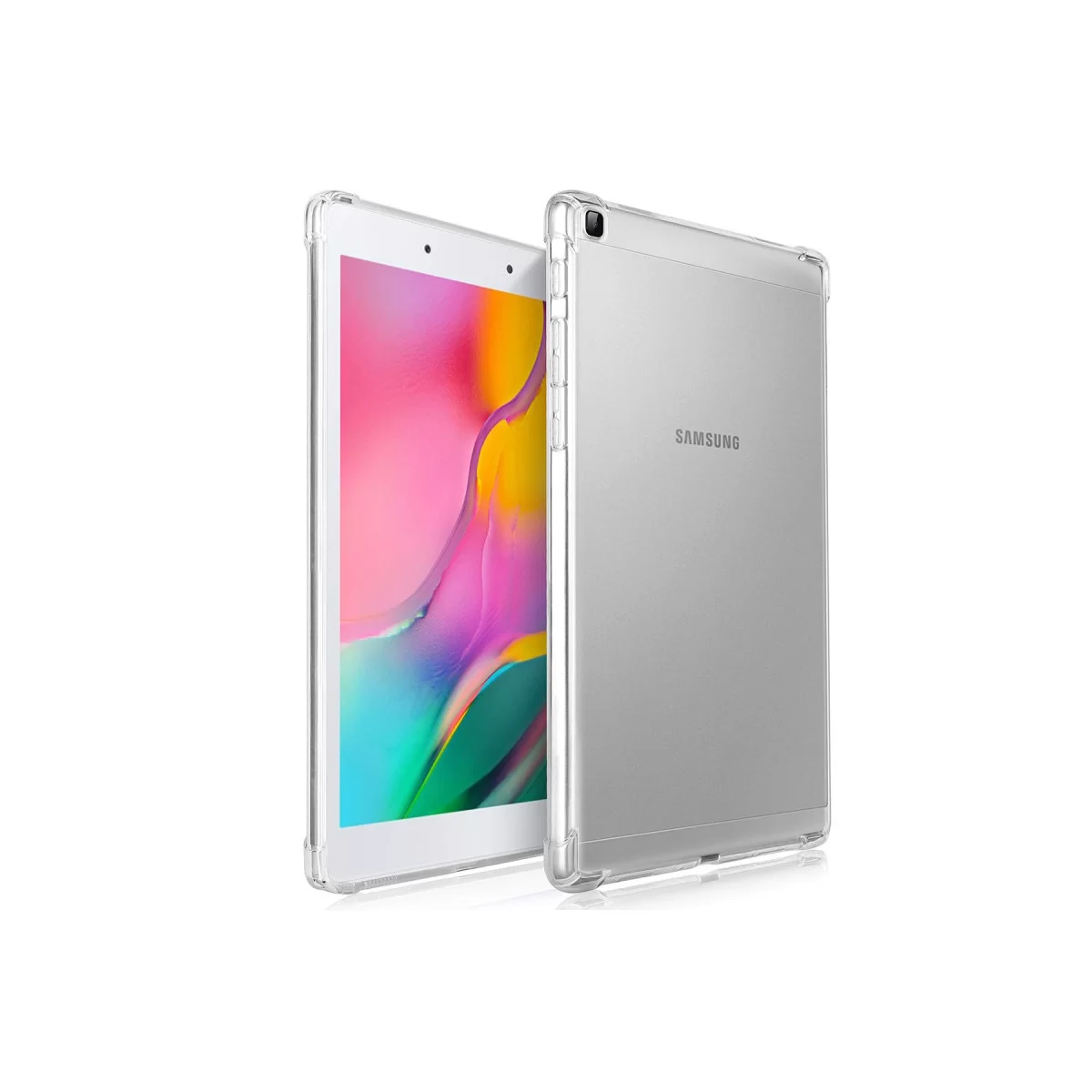 Newface Samsung Galaxy T290 Tab A 8 Kılıf Anti Shock Tablet Silikon - Şeffaf
