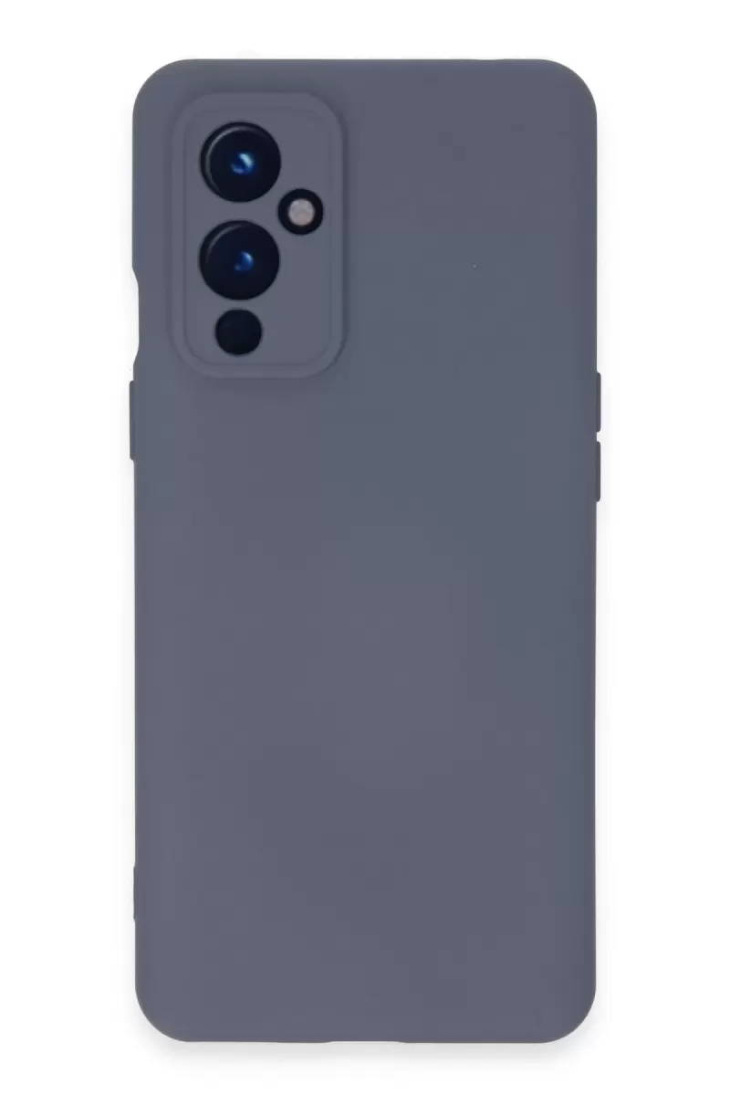 Newface One Plus 9 Kılıf Nano içi Kadife Silikon - Gri