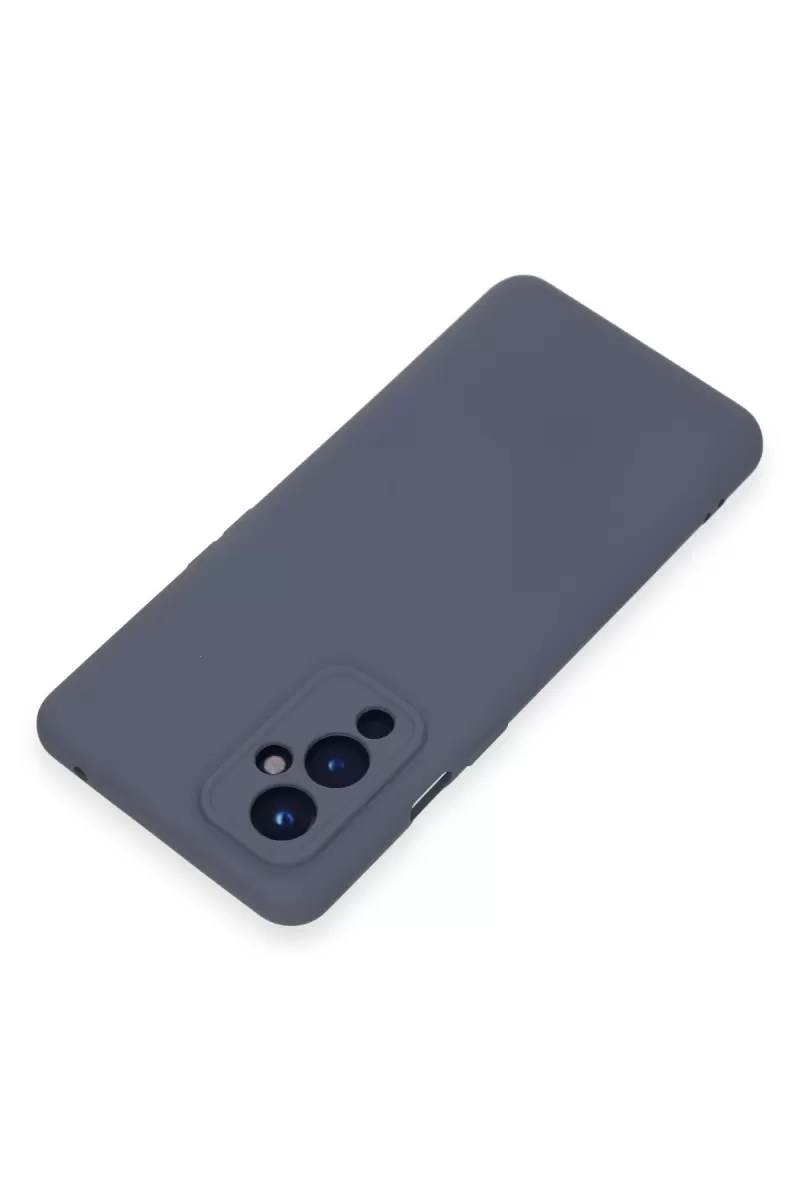 Newface One Plus 9 Kılıf Nano içi Kadife Silikon - Gri