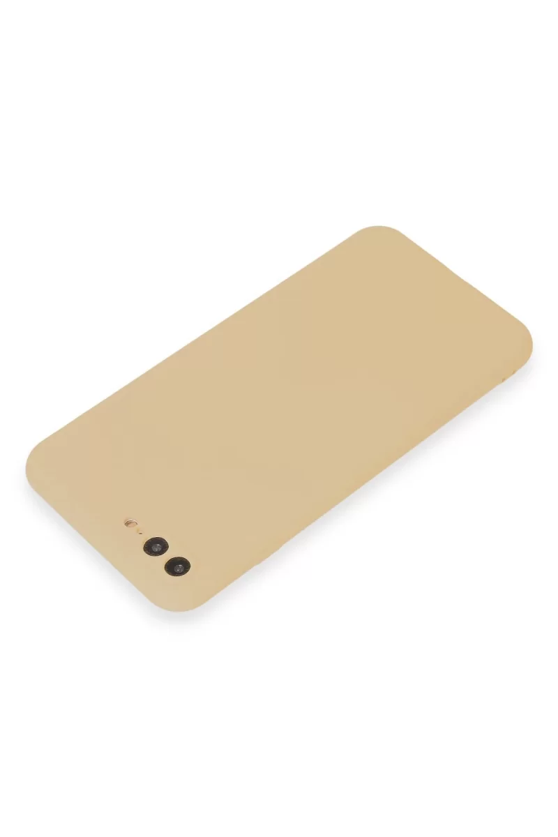 Newface Apple iPhone 7 Plus Kılıf First Silikon - Gold