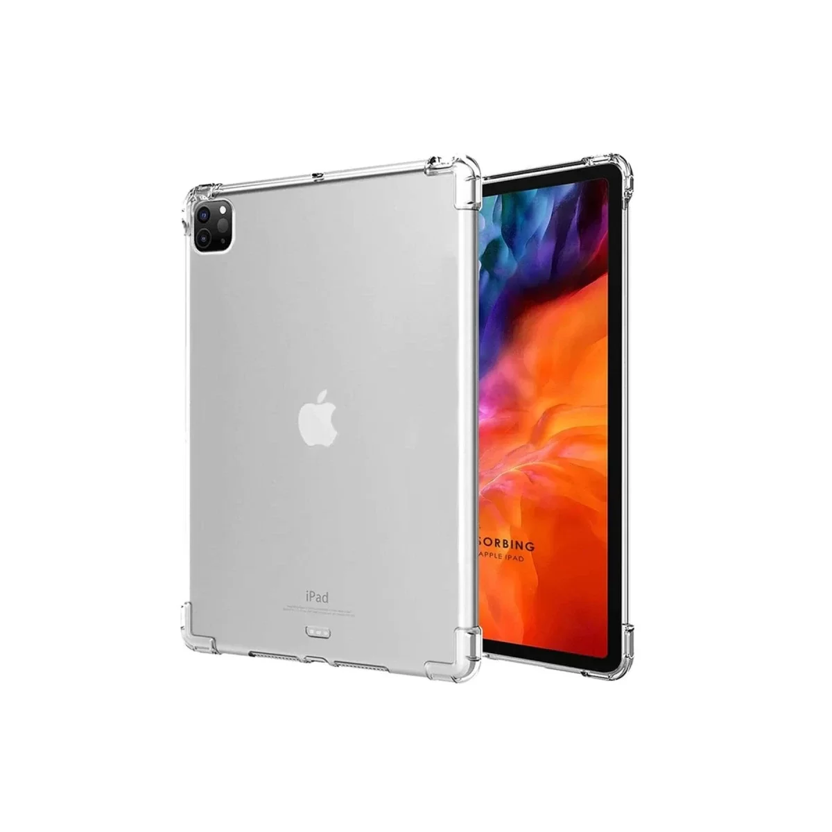Newface Apple iPad Pro 11 (2018) Kılıf Anti Shock Tablet Silikon - Şeffaf