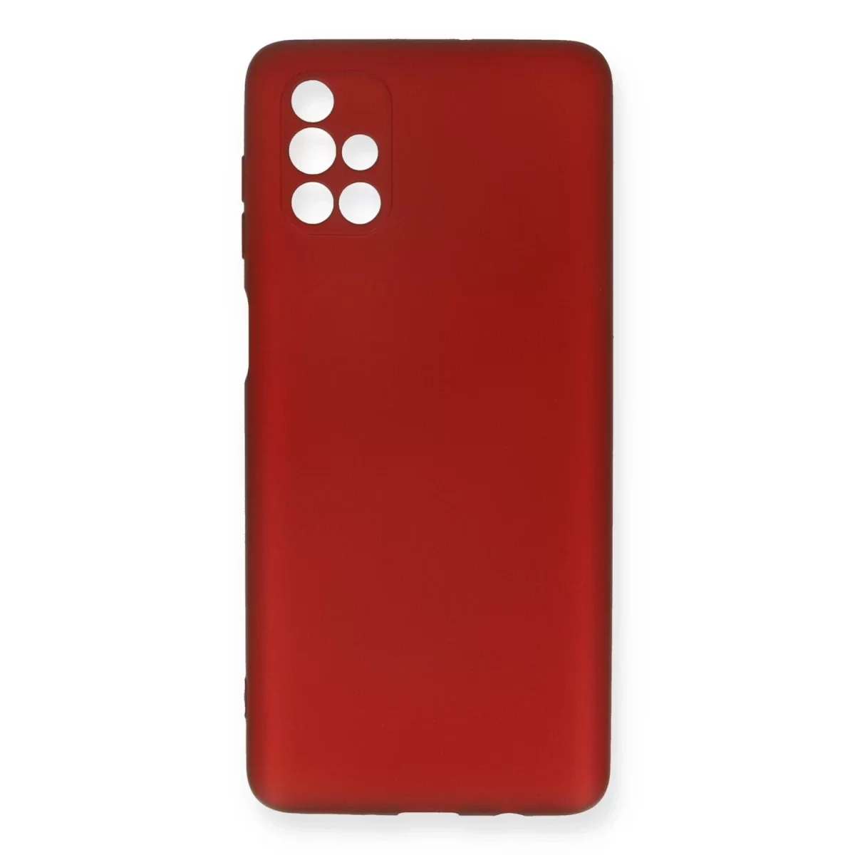 Newface Samsung Galaxy M51 Kılıf First Silikon - Bordo