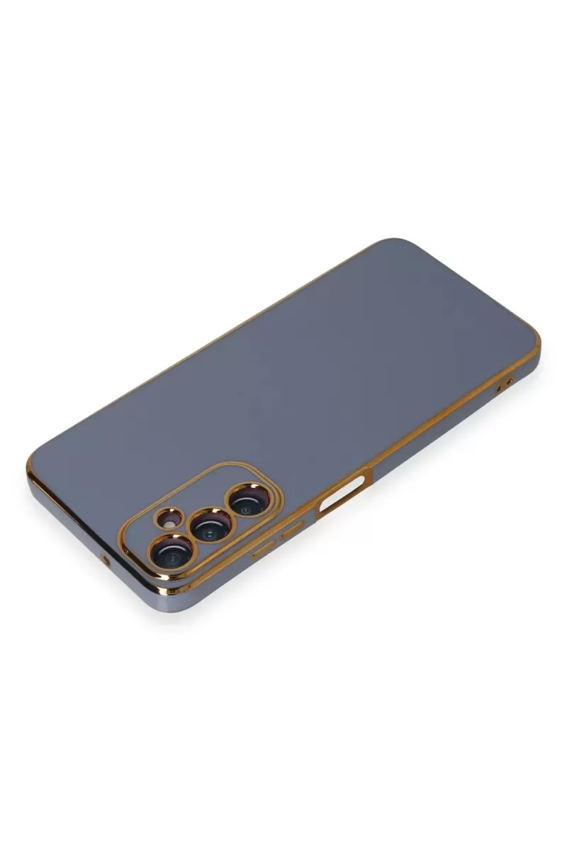 Newface Samsung Galaxy A05S Kılıf Volet Silikon - Mavi