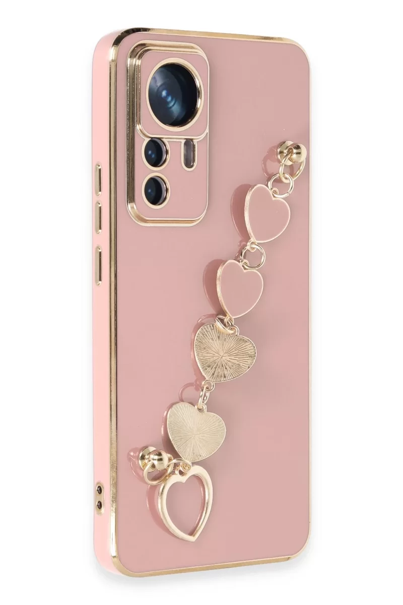 Newface Xiaomi Mi 12T Pro Kılıf Esila Silikon - Pudra