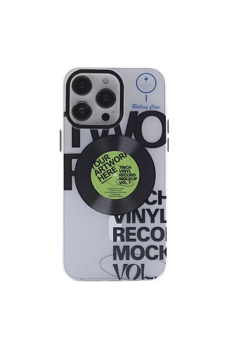 Newface Apple iPhone 14 Pro Kılıf Apollo Magneticsafe Desenli Kapak - Apollo Şeffaf - 5