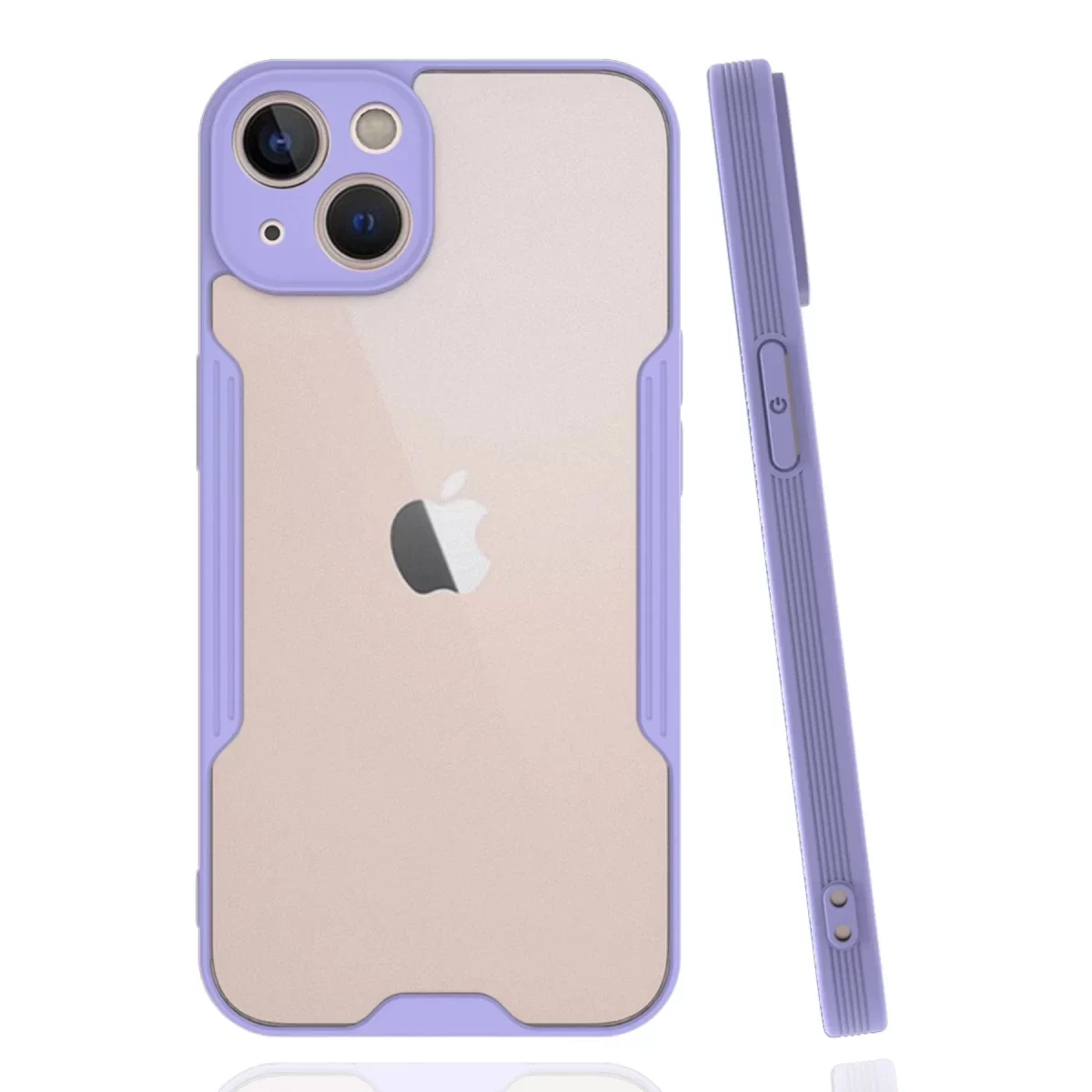 Newface Apple iPhone 14 Plus Kılıf Platin Silikon - Lila