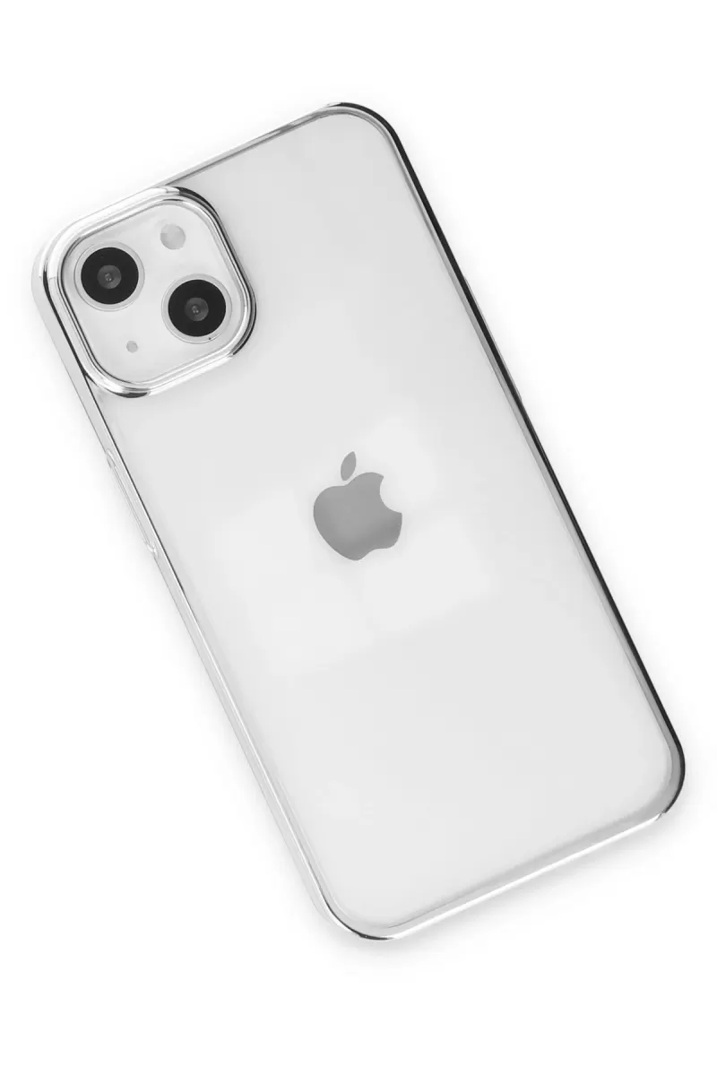 Newface Apple iPhone 14 Plus Kılıf Element Silikon - Gümüş