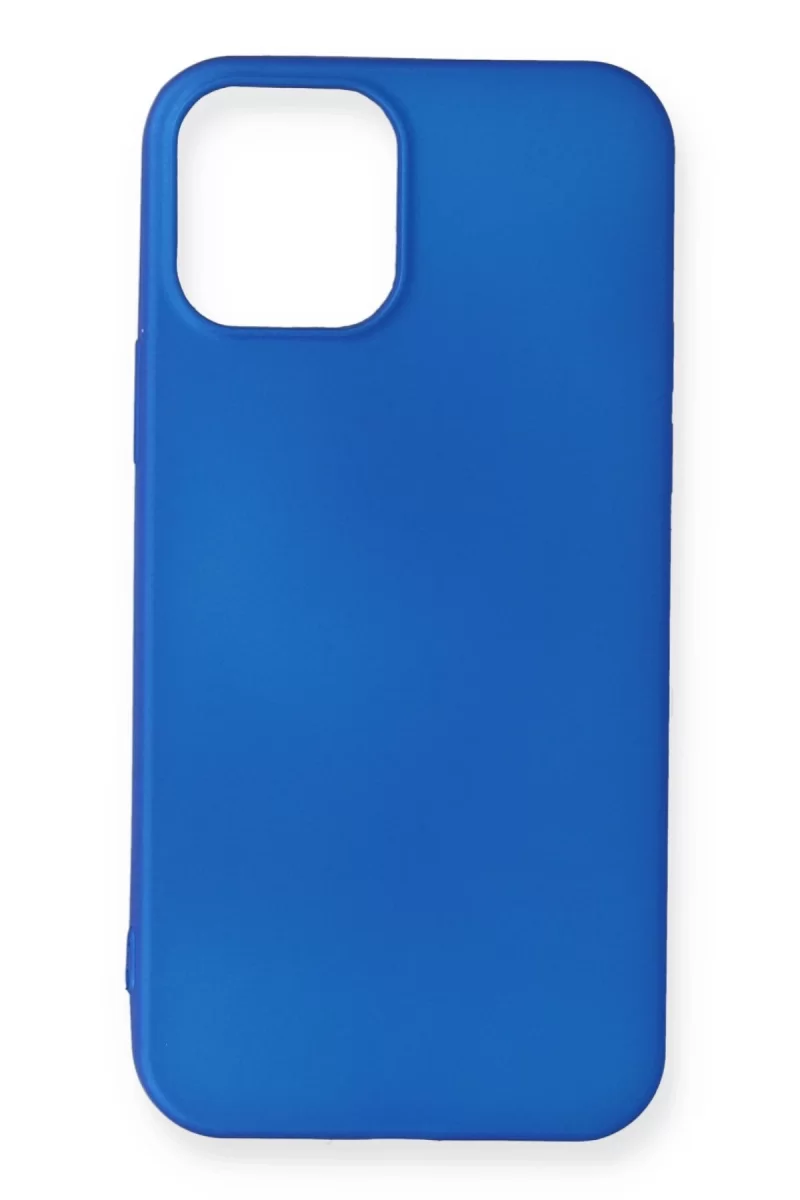 Newface Apple iPhone 12 Mini Kılıf First Silikon - Mavi