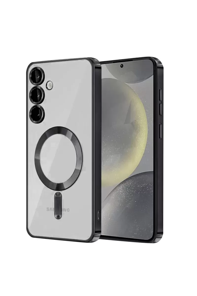 Newface Samsung Galaxy S24 Kılıf Kross Magneticsafe Kapak - Siyah