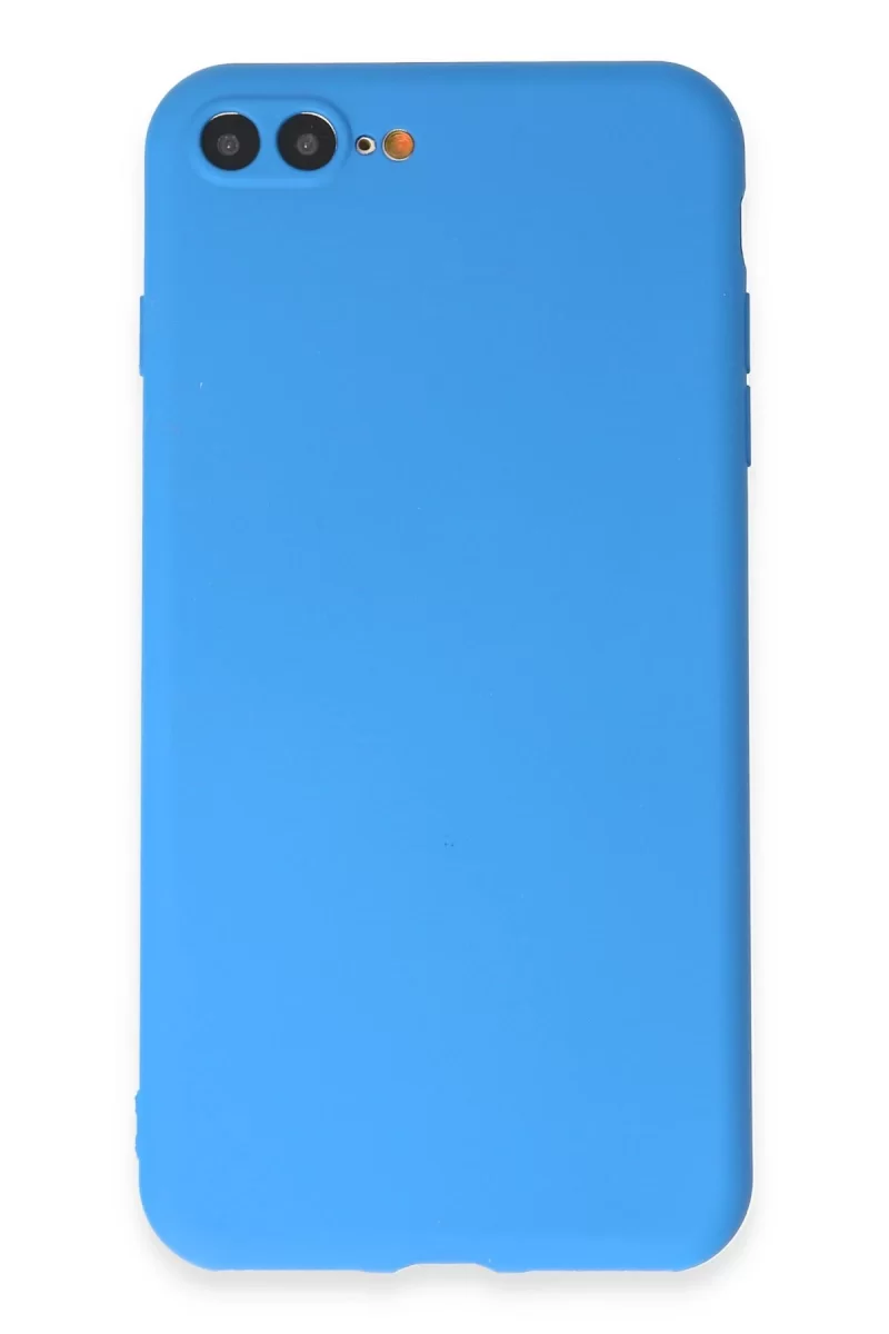 Newface Apple iPhone 7 Plus Kılıf First Silikon - Mavi