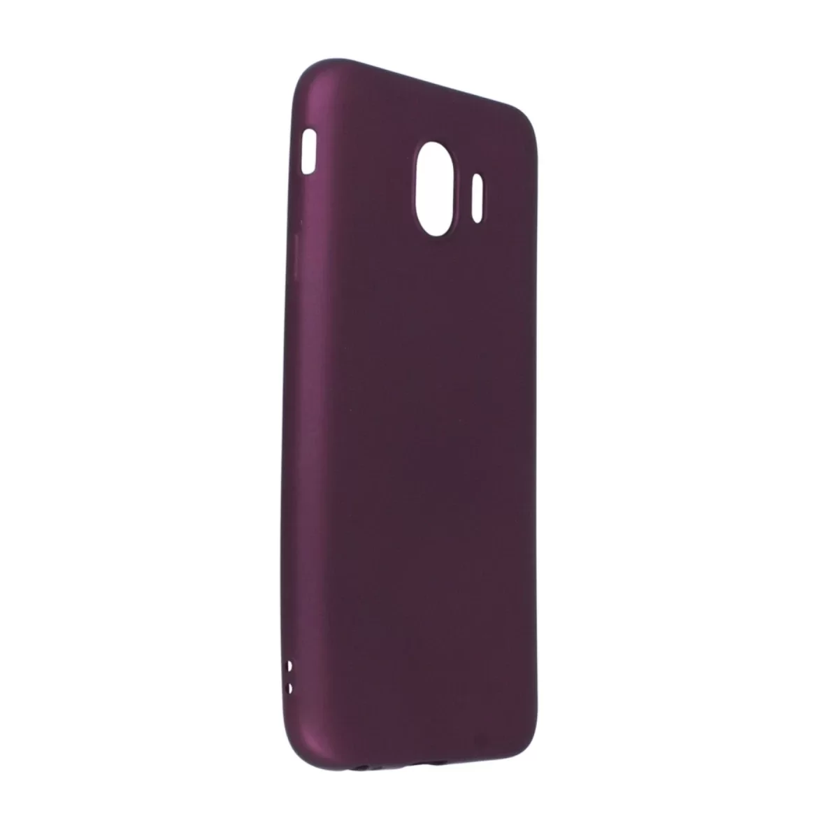 Newface Samsung Galaxy J4 Kılıf First Silikon - Mürdüm
