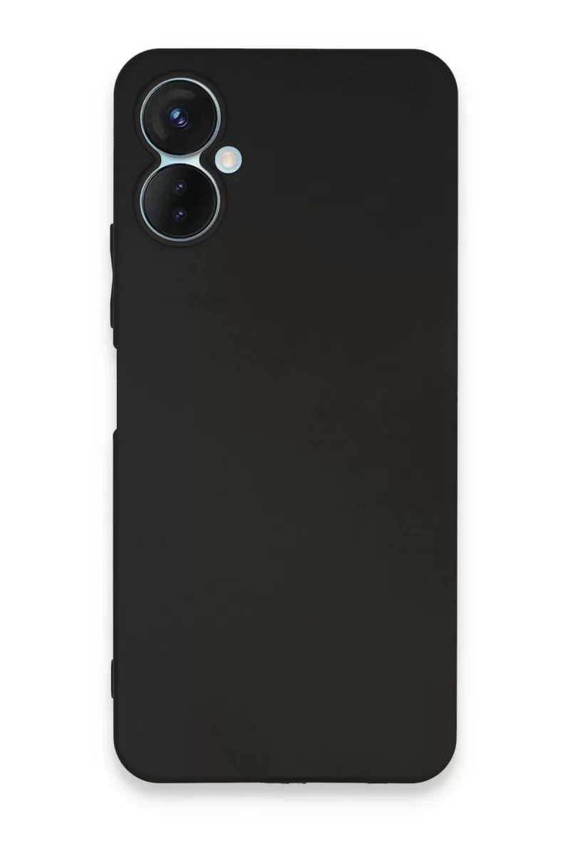 Newface Tecno Spark 9 Pro Kılıf First Silikon - Siyah