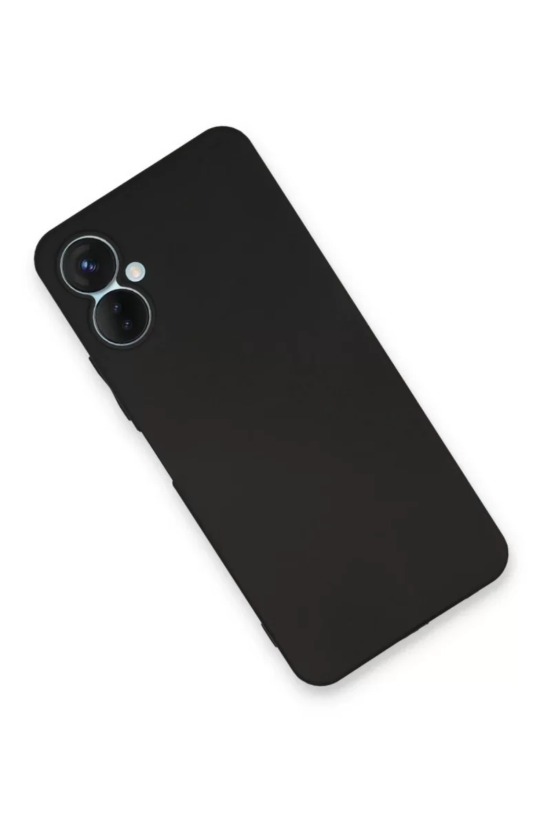 Newface Tecno Spark 9 Pro Kılıf First Silikon - Siyah