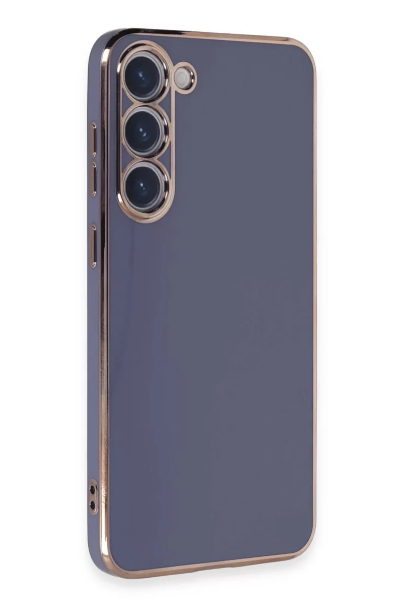 Newface Samsung Galaxy S23 Kılıf Volet Silikon - Mavi