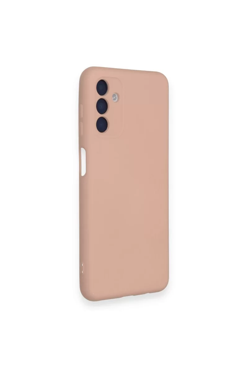 Newface Samsung Galaxy A14 4G Kılıf Nano içi Kadife Silikon - Pudra