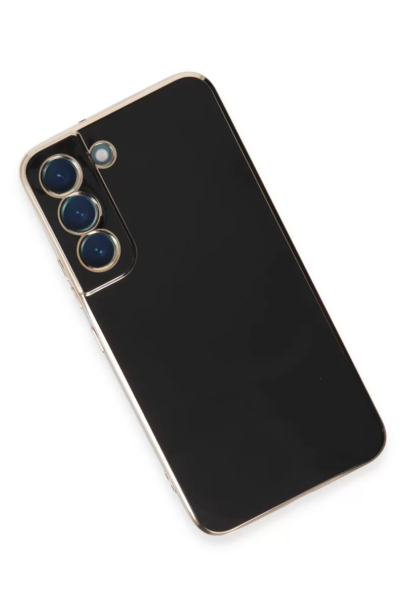 Newface Samsung Galaxy S21 Kılıf Volet Silikon - Siyah