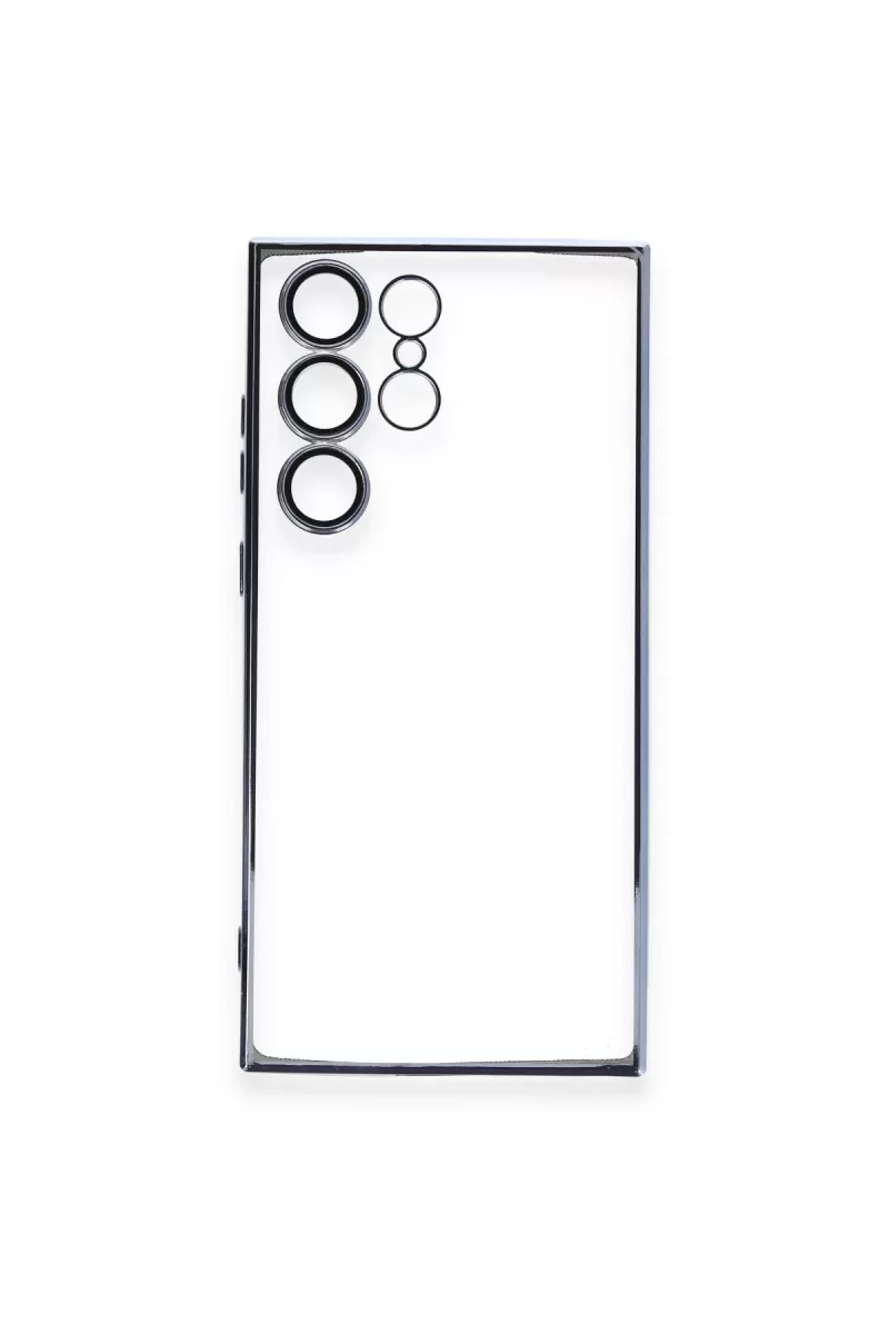 Newface Samsung Galaxy S24 Ultra Kılıf Razer Lensli Silikon - Gold