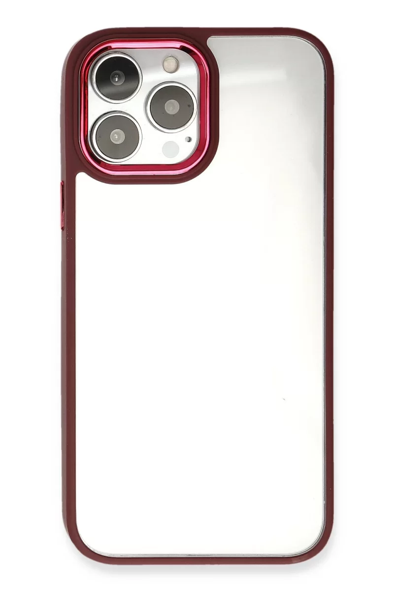 Newface Apple iPhone 13 Pro Kılıf Dora Kapak - Kırmızı