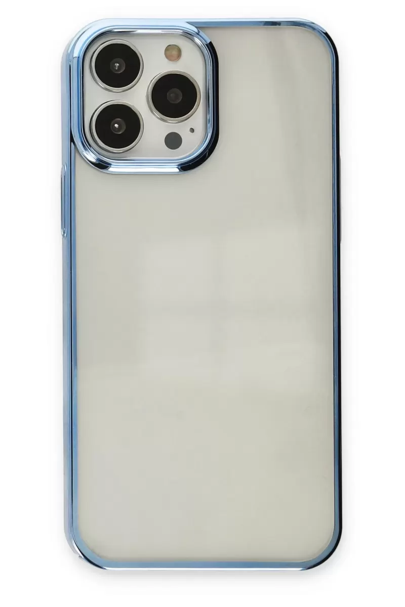 Newface Apple iPhone 14 Pro Kılıf Element Silikon - Sky Blue