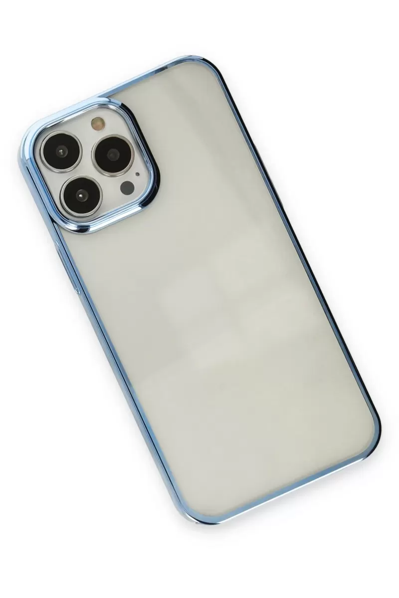 Newface Apple iPhone 14 Pro Kılıf Element Silikon - Sky Blue