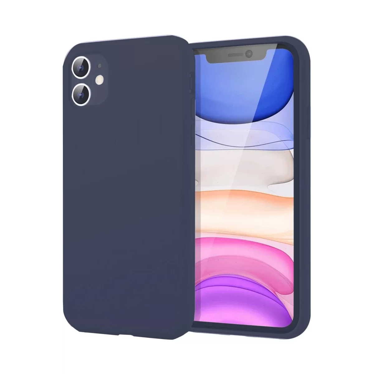 Newface Apple iPhone 11 Kılıf First Silikon - Lacivert