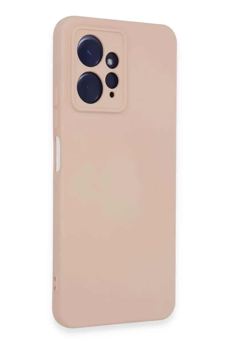 Newface Xiaomi Redmi Note 12 4G Kılıf Nano içi Kadife Silikon - Pudra