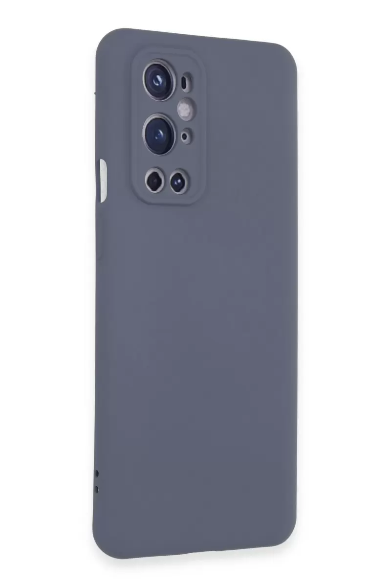 Newface One Plus 9 Pro Kılıf Nano içi Kadife Silikon - Gri