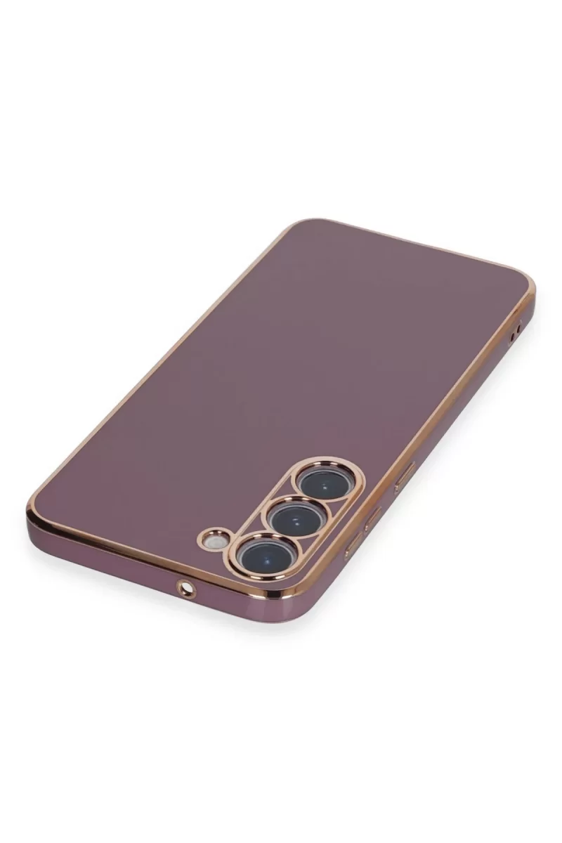 Newface Samsung Galaxy S23 Kılıf Volet Silikon - Mor