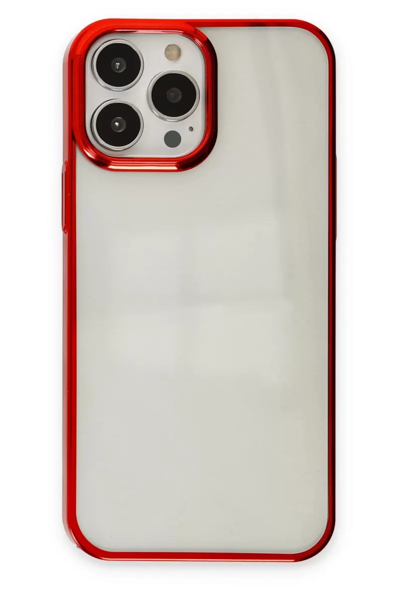 Newface Apple iPhone 14 Pro Kılıf Element Silikon - Kırmızı