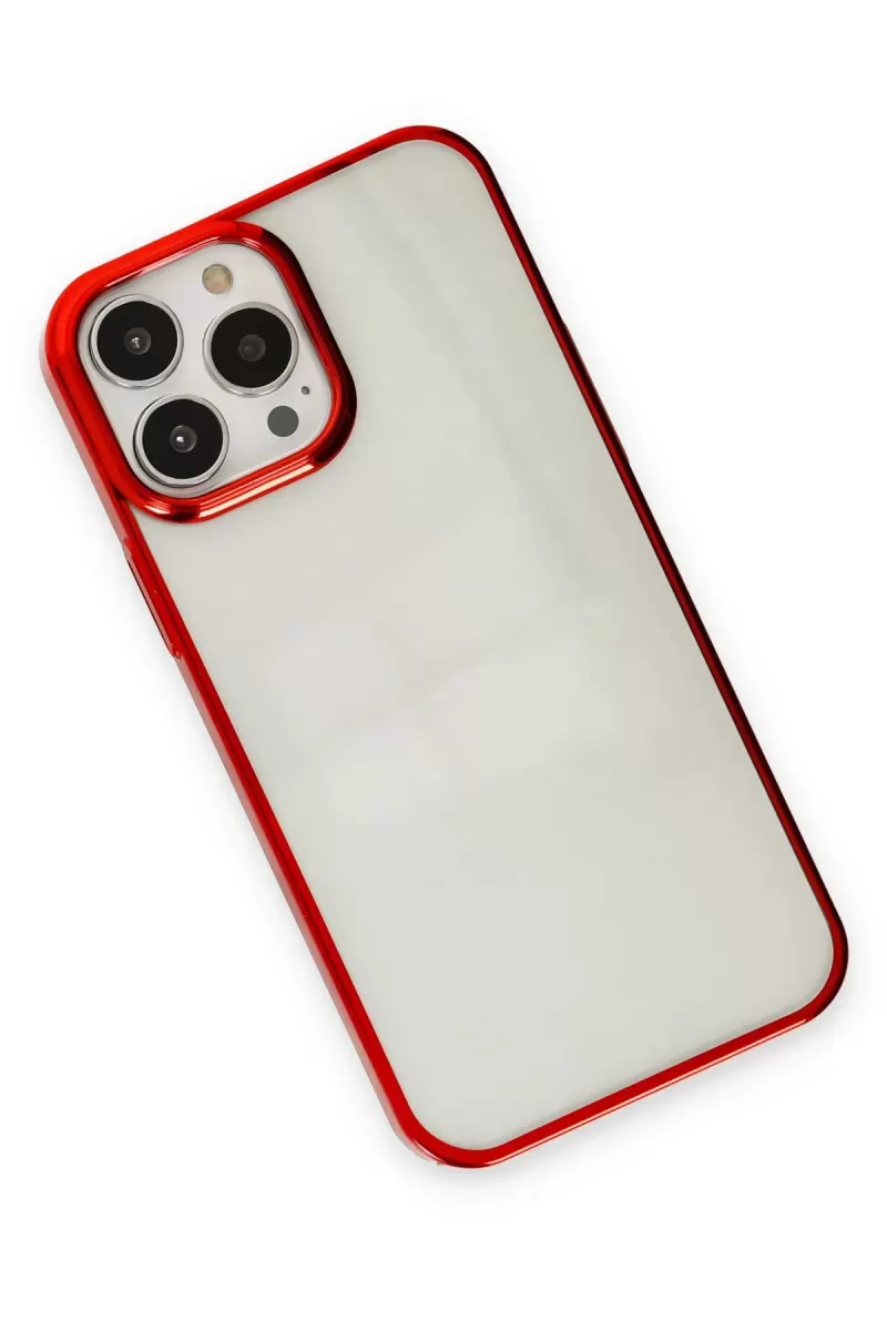 Newface Apple iPhone 14 Pro Kılıf Element Silikon - Kırmızı