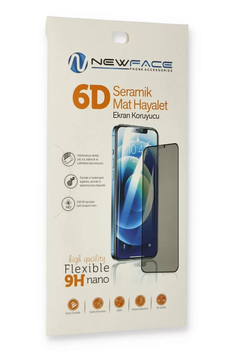 Newface Apple iPhone 12 Pro 6D Mat Seramik Hayalet Nano Ekran Koruyucu