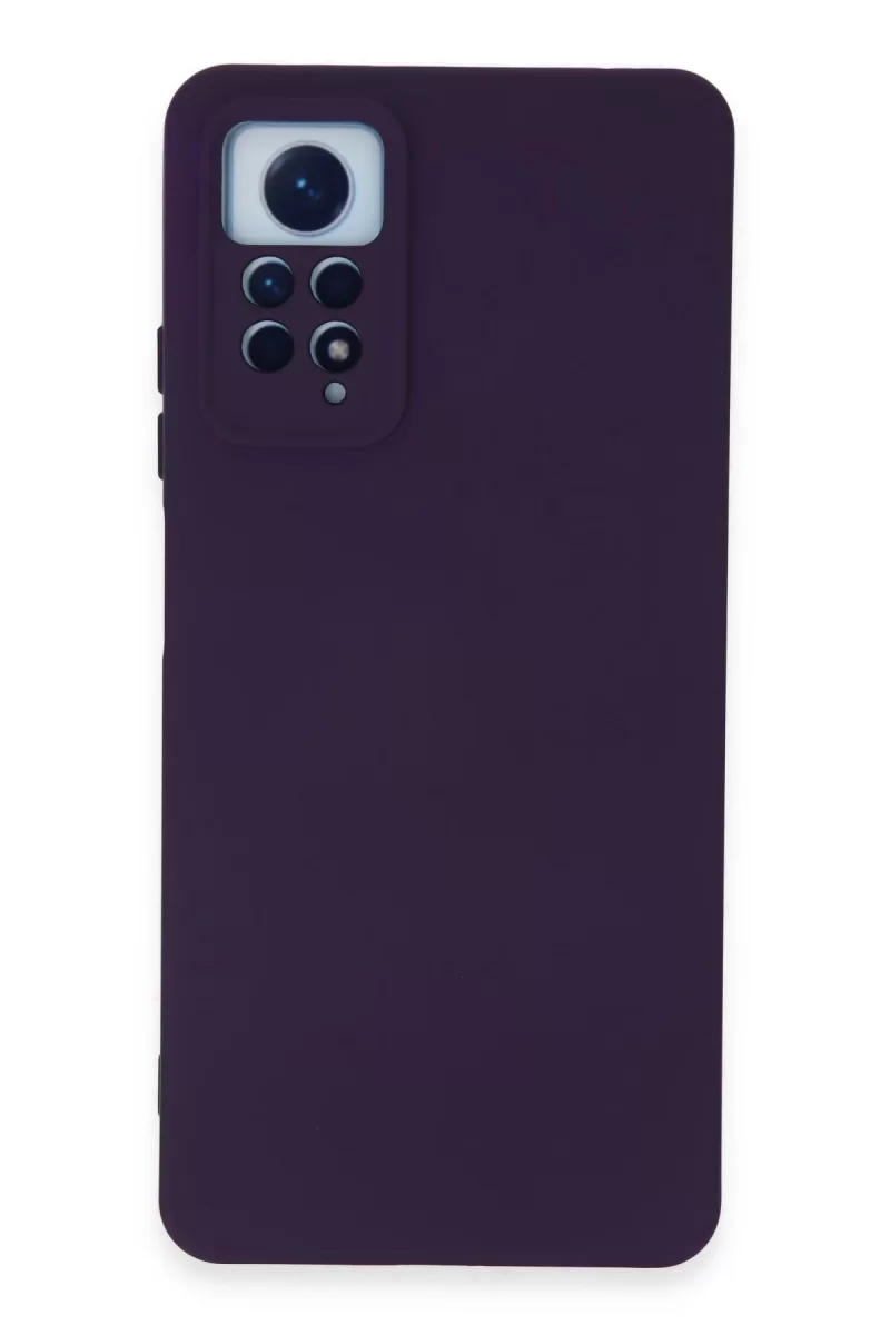 Newface Xiaomi Redmi Note 12 Pro 4G Kılıf Nano içi Kadife Silikon - Mor