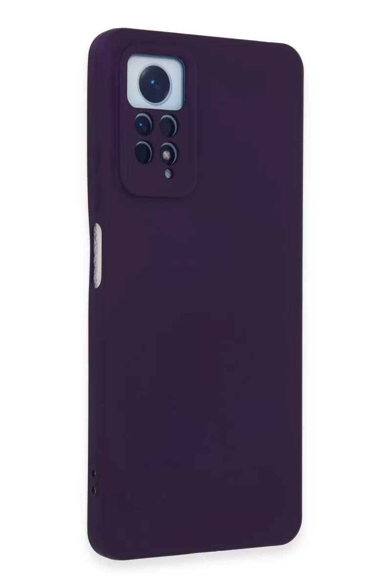 Newface Xiaomi Redmi Note 12 Pro 4G Kılıf Nano içi Kadife Silikon - Mor