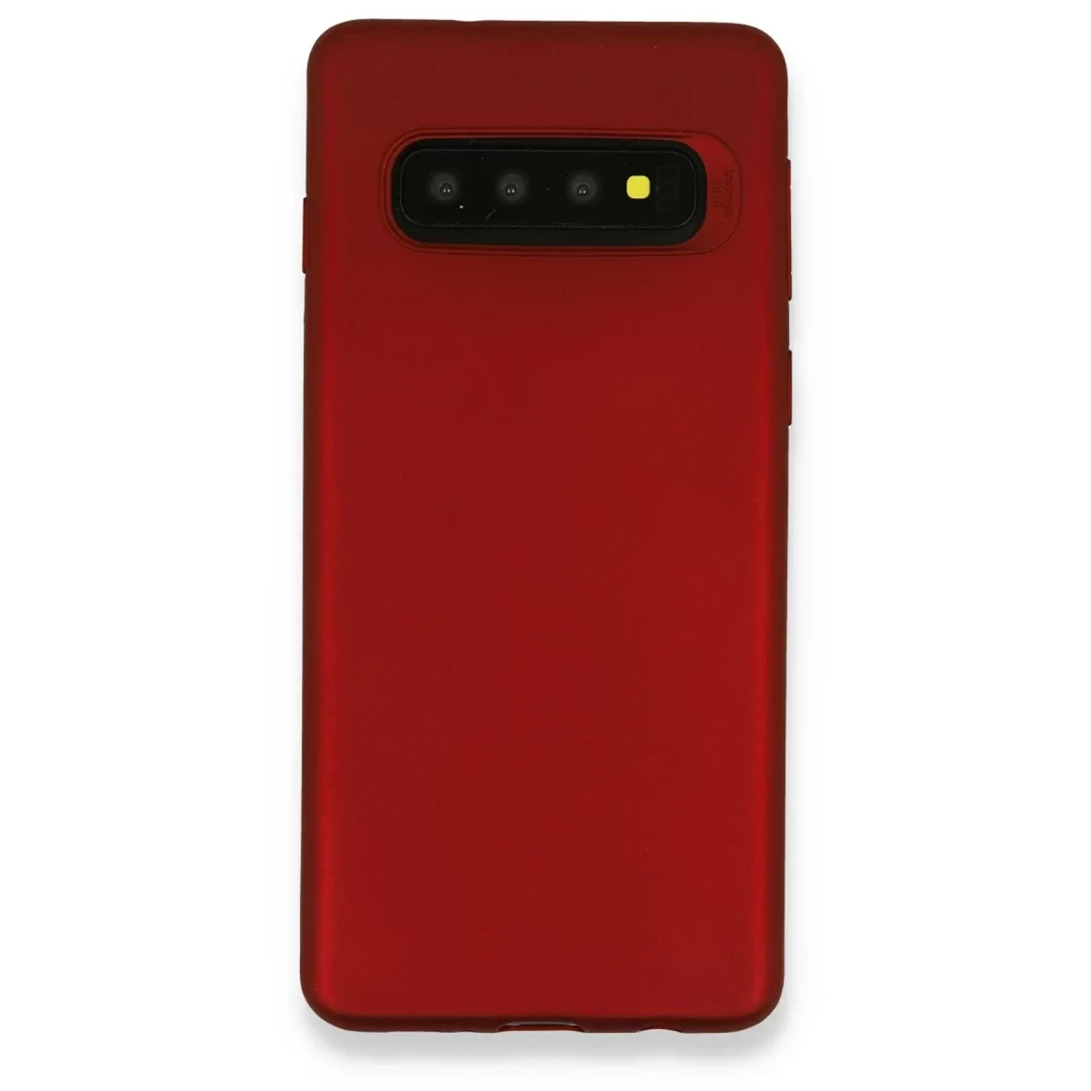 Newface Samsung Galaxy S10 Plus Kılıf First Silikon - Bordo
