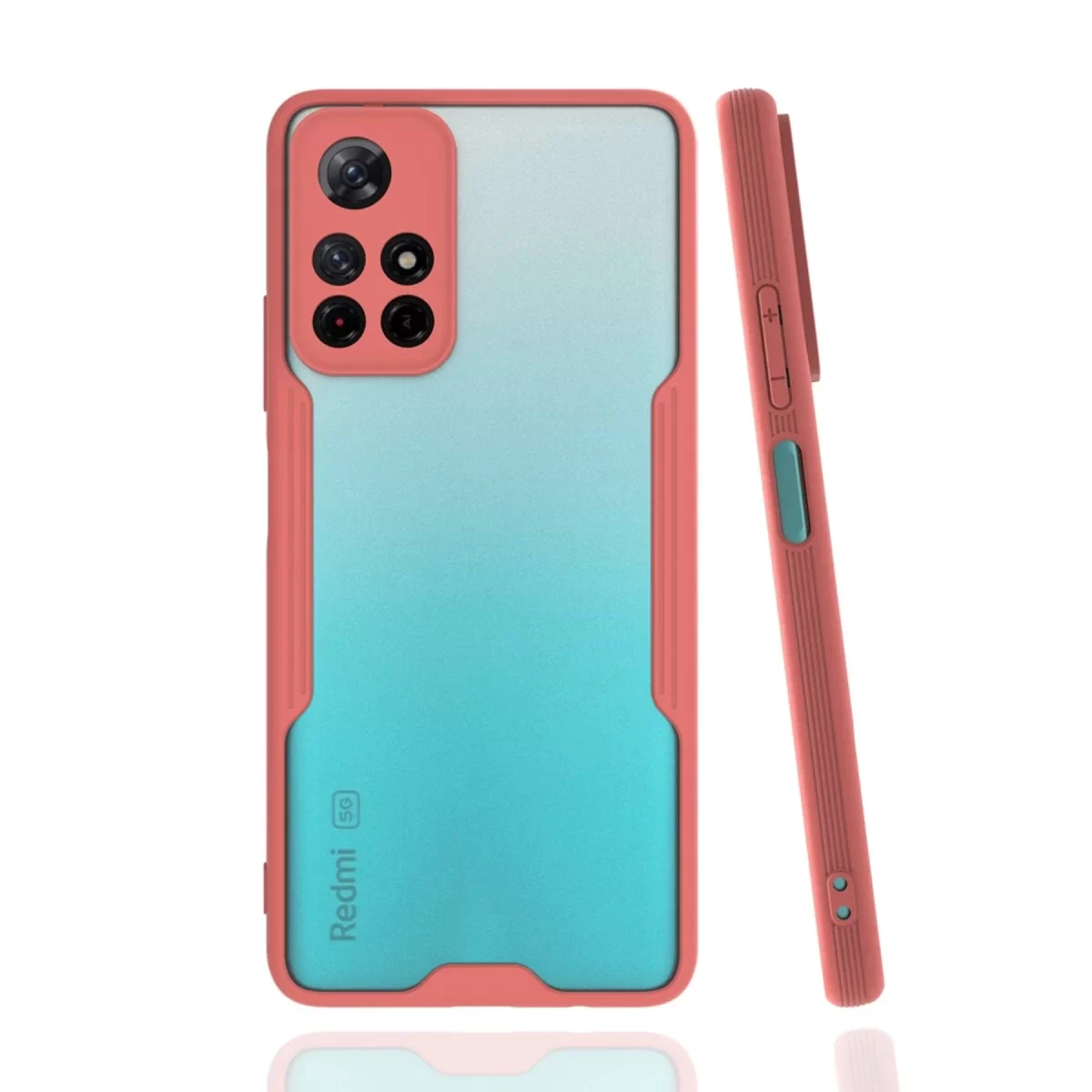 Newface Xiaomi Redmi Note 11T Kılıf Platin Silikon - Pembe