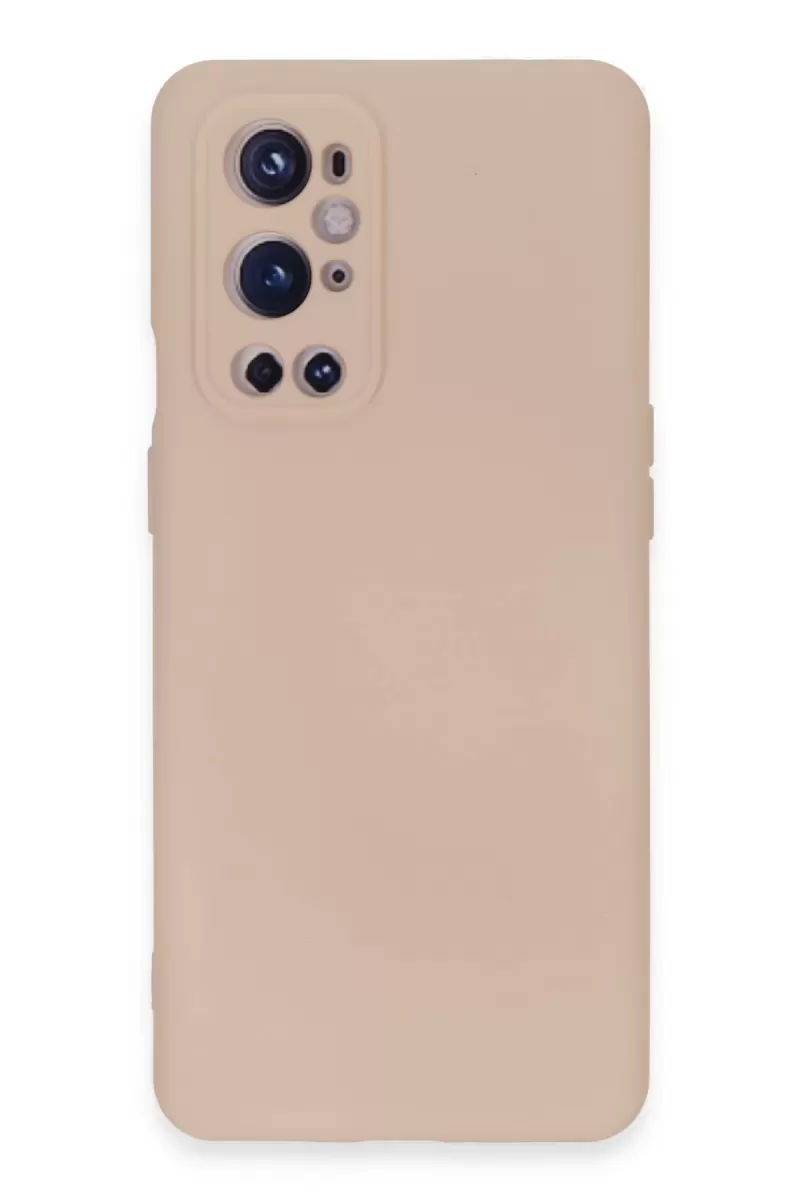 Newface One Plus 9 Pro Kılıf Nano içi Kadife Silikon - Pudra