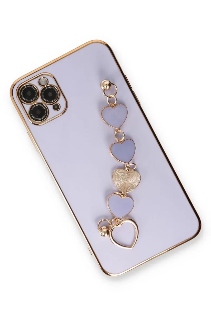 Newface Apple iPhone 11 Pro Kılıf Esila Silikon - Lila
