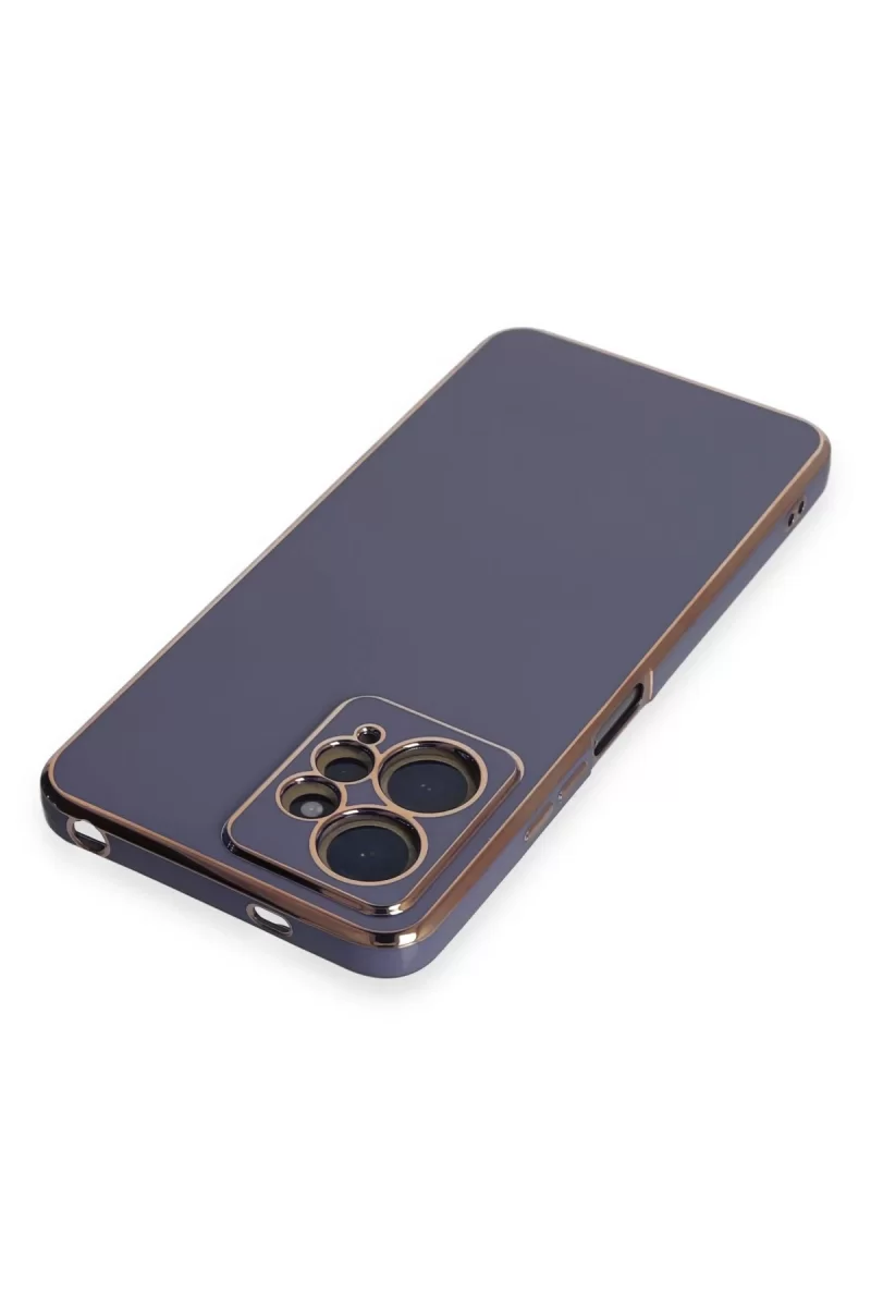 Newface Xiaomi Redmi Note 12 4G Kılıf Volet Silikon - Mavi