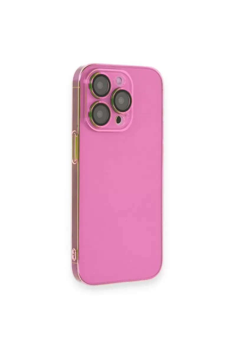 Newface Apple iPhone 13 Pro Kılıf Armada Lensli Kapak - Pembe