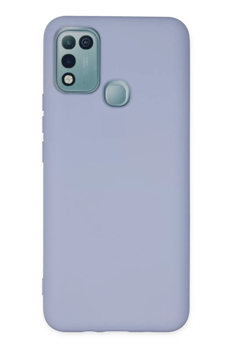 Newface İnfinix Hot 10 Play Kılıf Nano içi Kadife Silikon - Lila