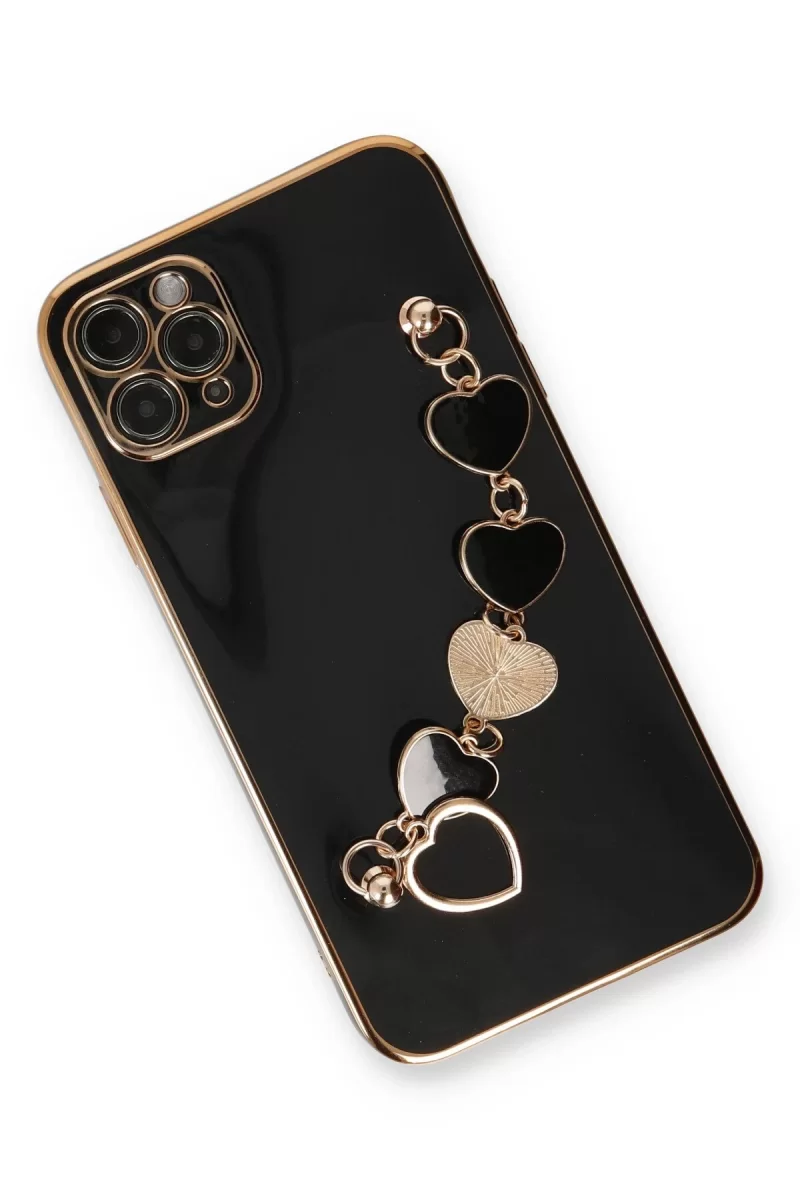 Newface Apple iPhone 11 Pro Max Kılıf Esila Silikon - Siyah