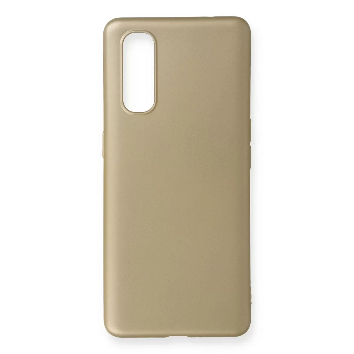 Newface Oppo Find X2 Kılıf First Silikon - Gold
