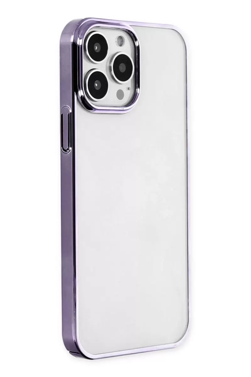 Newface Apple iPhone 14 Pro Kılıf Element Silikon - Mor