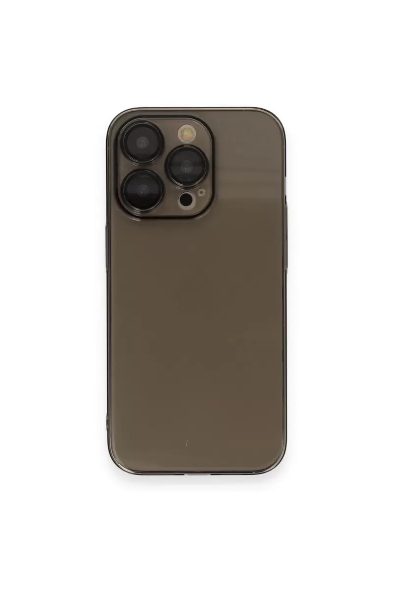 Newface Apple iPhone 13 Pro Max Kılıf Armada Lensli Kapak - Siyah