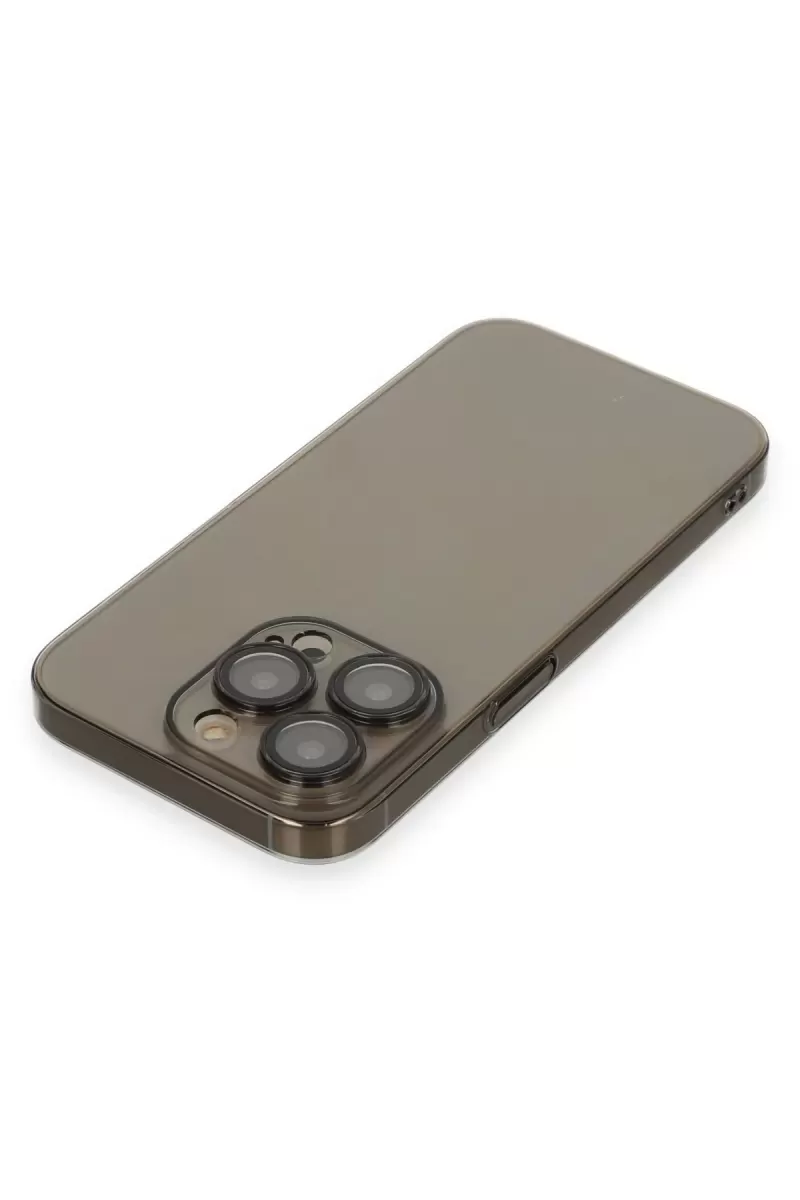Newface Apple iPhone 13 Pro Max Kılıf Armada Lensli Kapak - Siyah