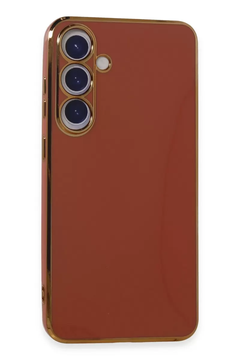 Newface Samsung Galaxy S24 Kılıf Volet Silikon - Kırmızı