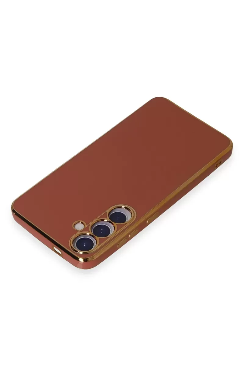 Newface Samsung Galaxy S24 Kılıf Volet Silikon - Kırmızı